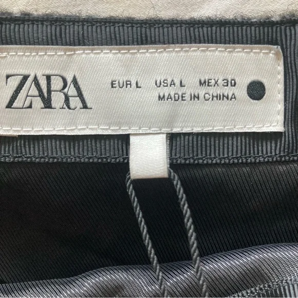 Zara Embroidered Herringbone Skirt Zara Women Collection | NWT - Picture 7 of 7